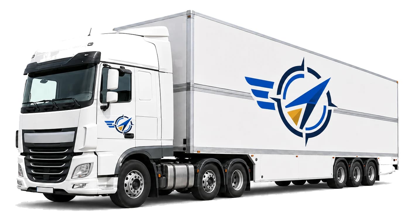 Artic — Double Deck in Esa Couriers livery