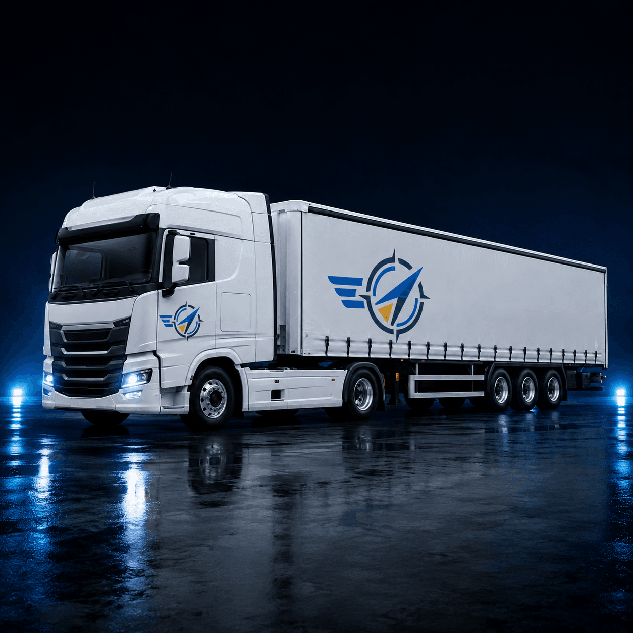 Articulated Truck in the Esa Couriers fleet