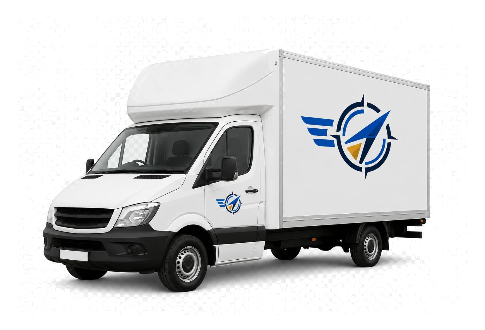 Luton Van in Esa Couriers livery